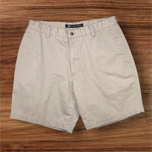 Dockers Men’s 8” Cotton Twill Khaki Shorts. Tag Size 36. Actual 34.